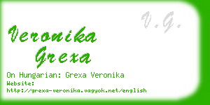 veronika grexa business card